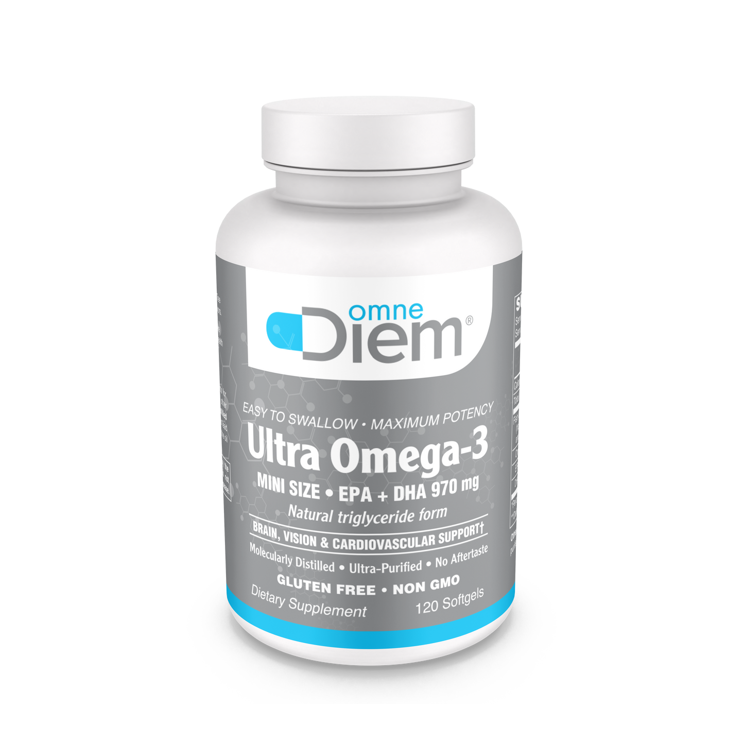 Ultra Omega-3 Mini Fish Oil Softgels 120's