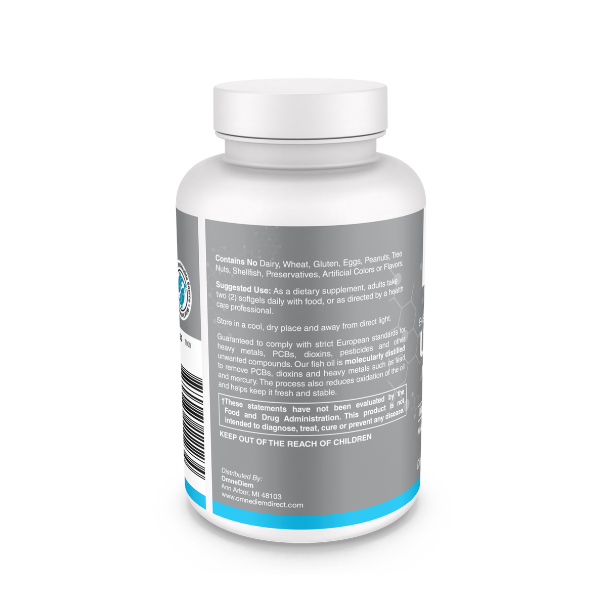 Ultra Omega-3 Mini Fish Oil 120 Softgels