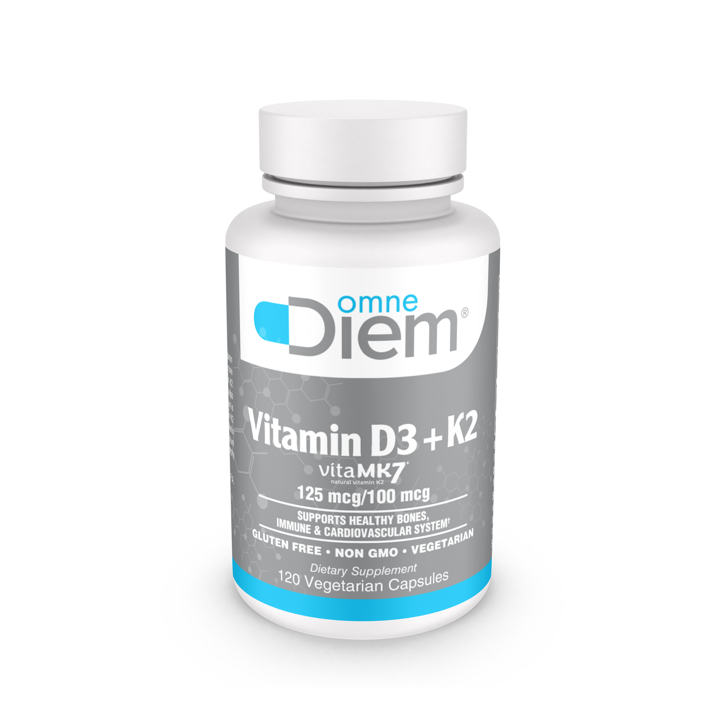 Vitamin D3 & K2 Capsules 120's