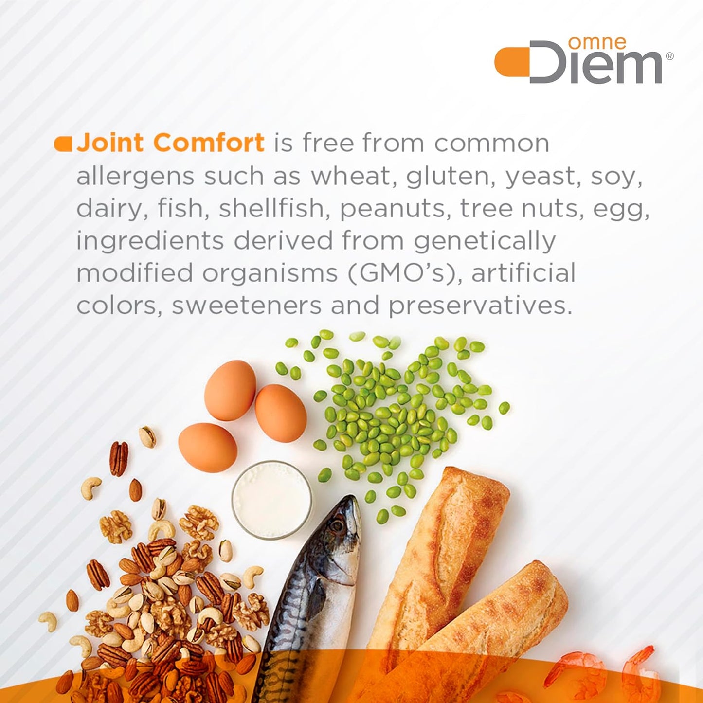 Joint Comfort with Type II Collagen, Hyaluronic Acid & Turmeric - 60 Capsules CSP