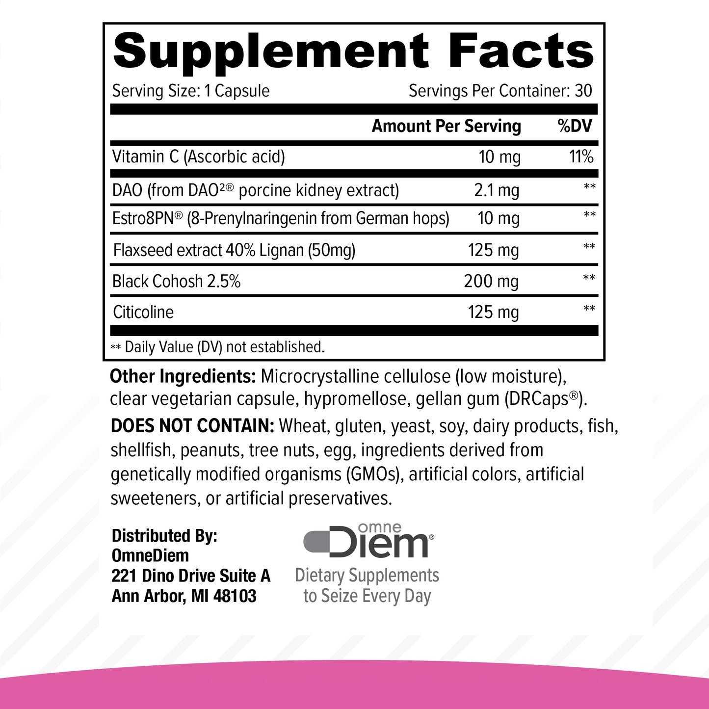 Menopause Complete with DAO Plus Hormonal Changes Support CS