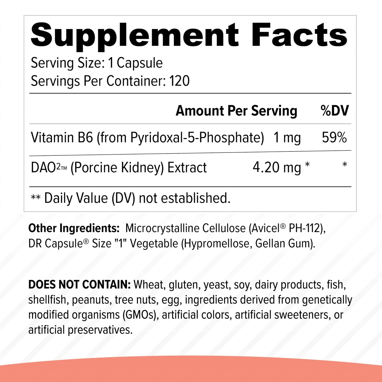 Mast Cell Support - HD360 - DAO Enzyme & Vitamin B6 (P5P)