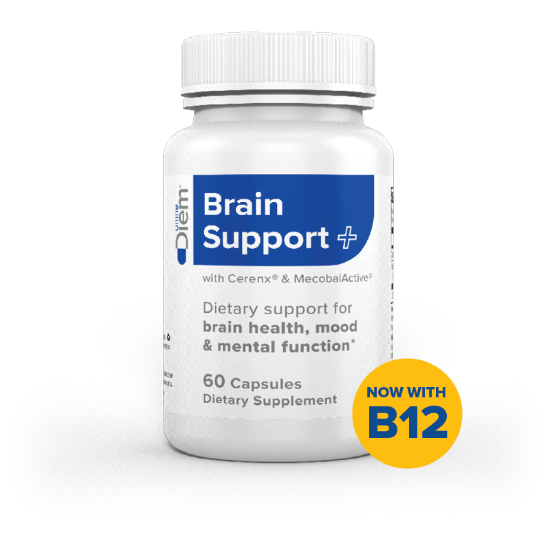 Brain Support Supplement with Cerenx and MecobalActive, 60 Capsules CSP