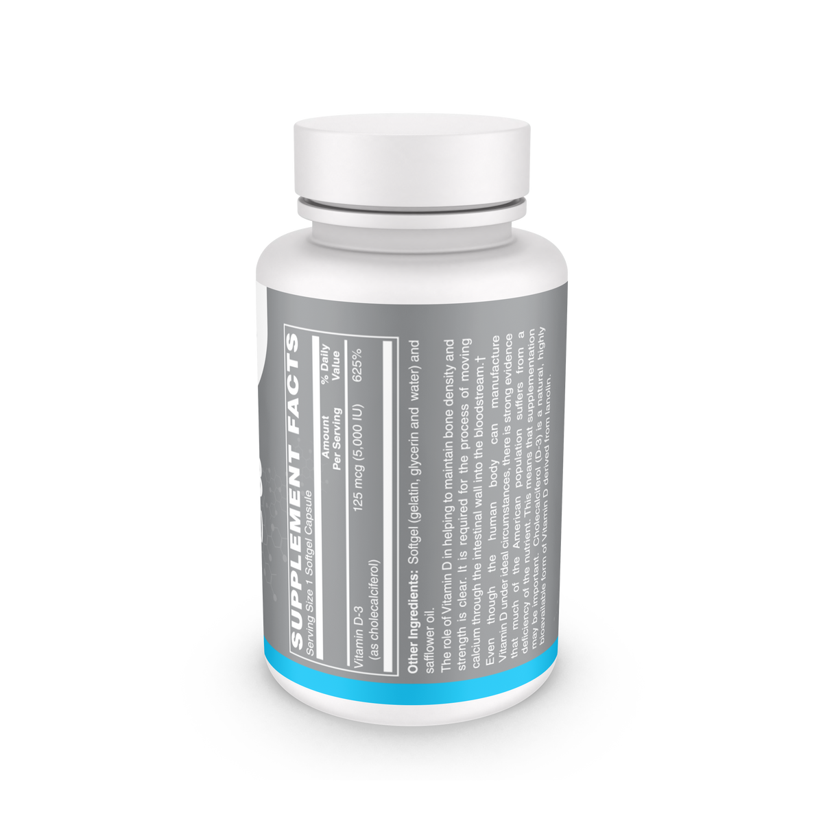 Vitamin D3 5000Iu Softgels 250's