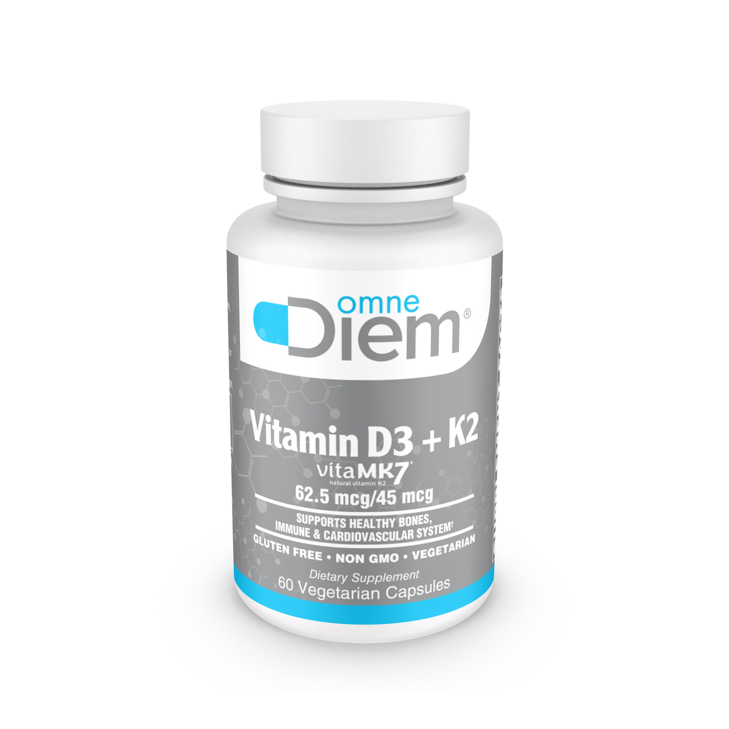 Vitamin D3 Plus K2 VCaps 60's