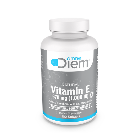 Vitamin E with alpha-tocopherol 1000Iu Mixed Softgels 100's