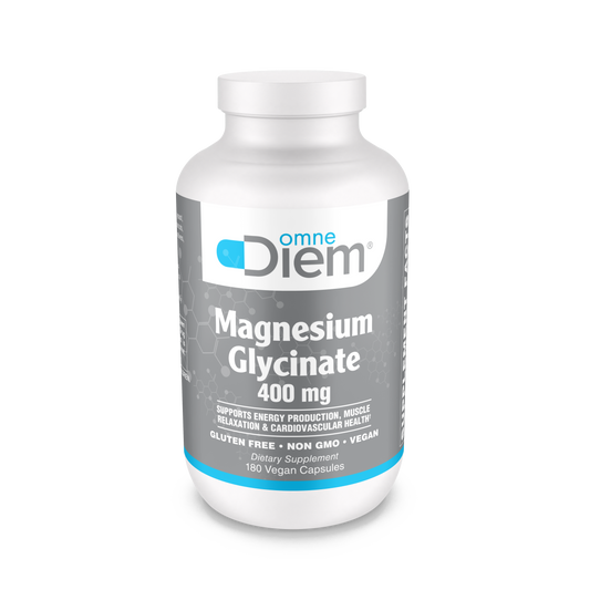 Magnesium Glycinate 400Mg Veggie Capsules 180's
