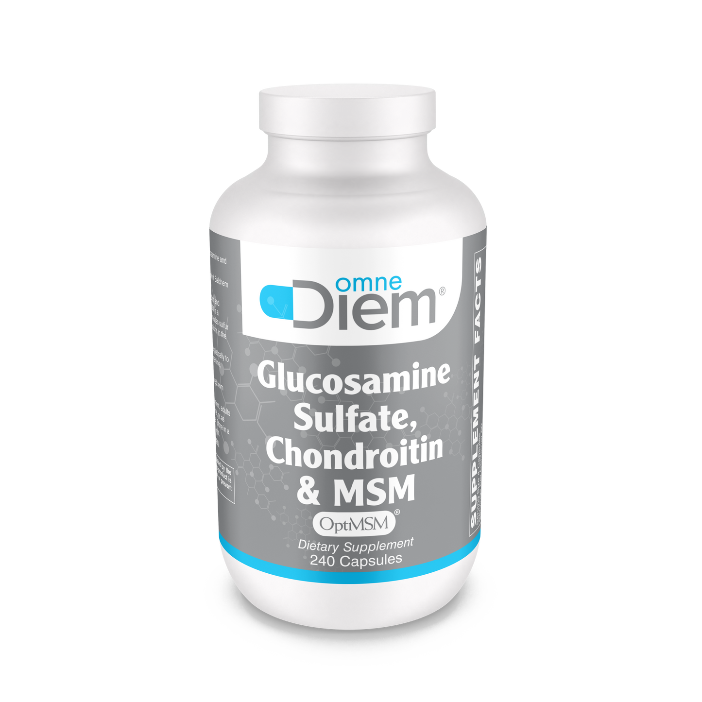 Glucosamine Sulfate, Chondroitin & MSM Capsules 240 Count