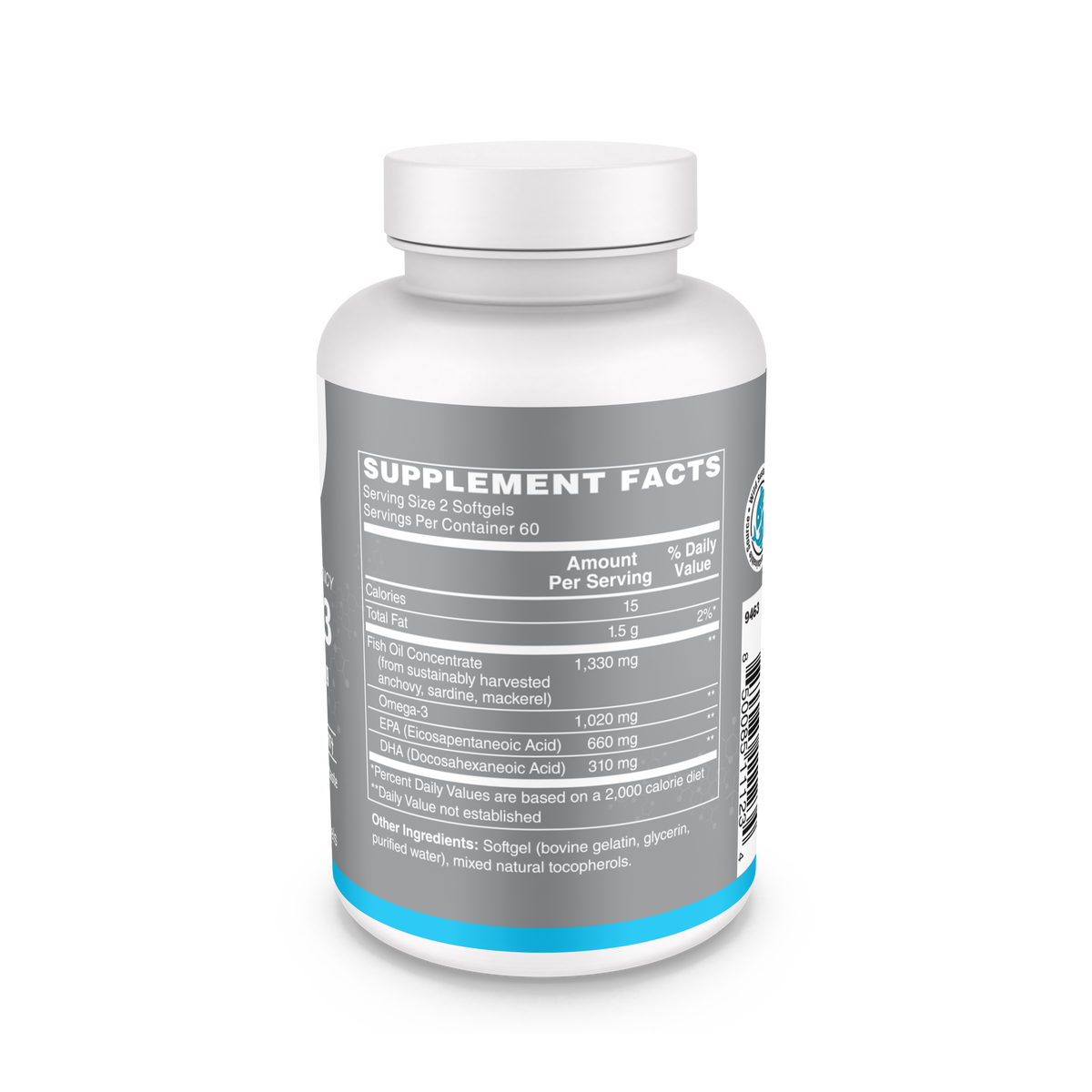Ultra Omega-3 Mini Fish Oil 120 Softgels