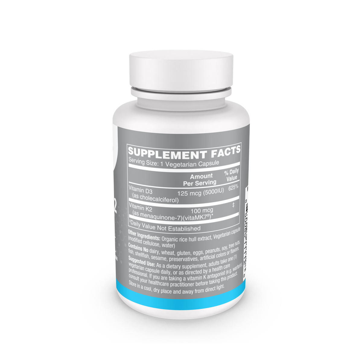 Vitamin D3 & K2 Capsules 120's