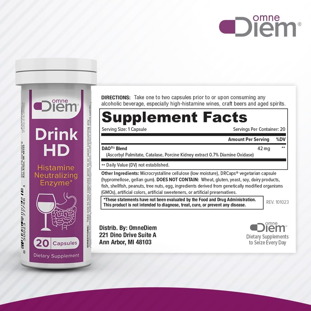 Drink HD - Diamine Oxidase (DAO Enzyme) CS