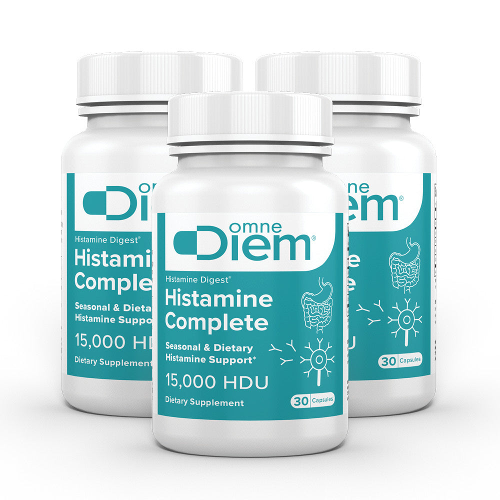 Histamine Complete - Histamine Digest Seasonal Support & Dietary Histamine Support 30 Caps - 3 Pack A