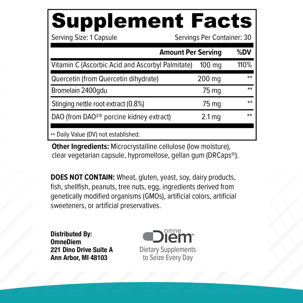 Histamine Complete - Seasonal Support & Dietary Histamine Support CS