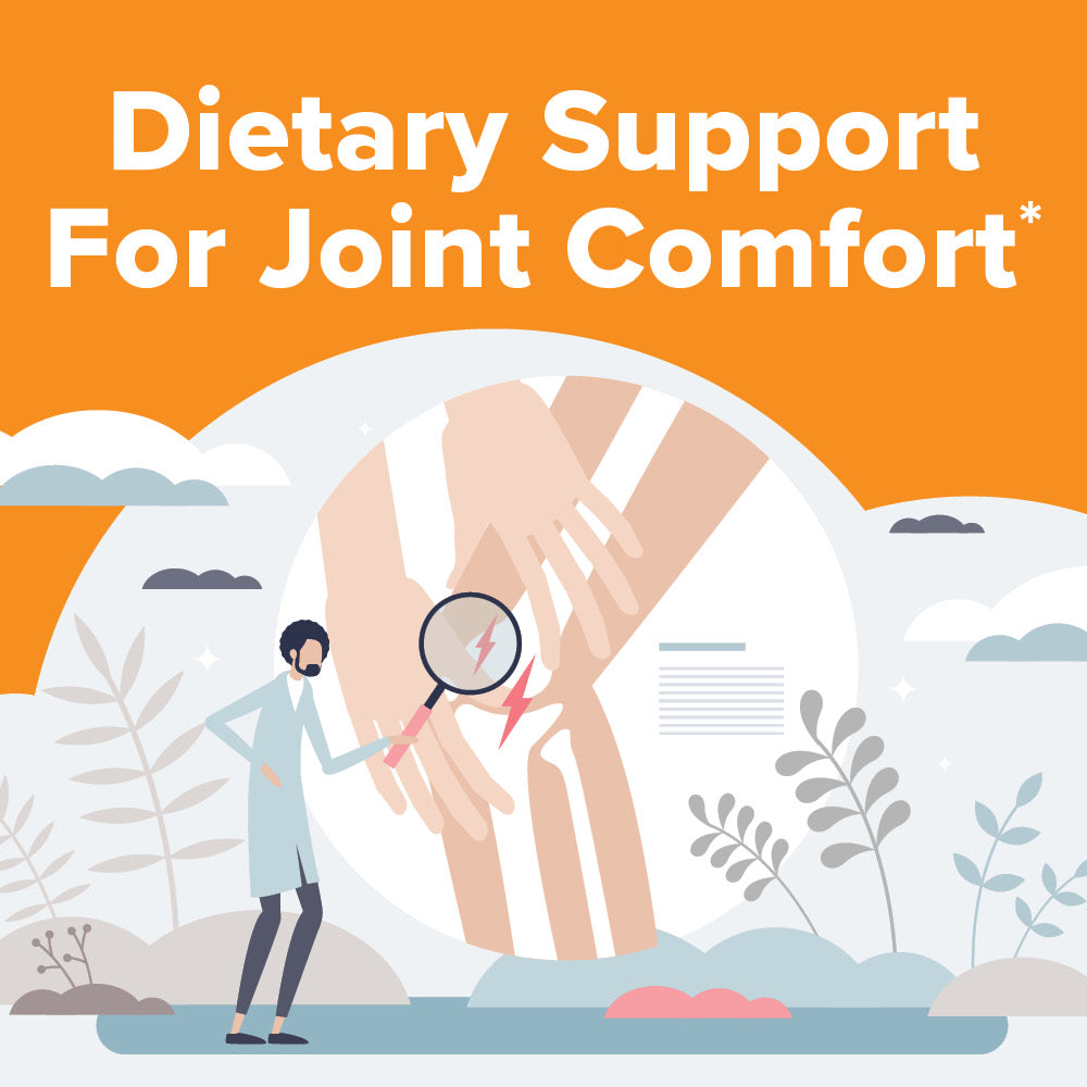Joint Comfort with Type II Collagen, Hyaluronic Acid & Turmeric - 60 Capsules CSP