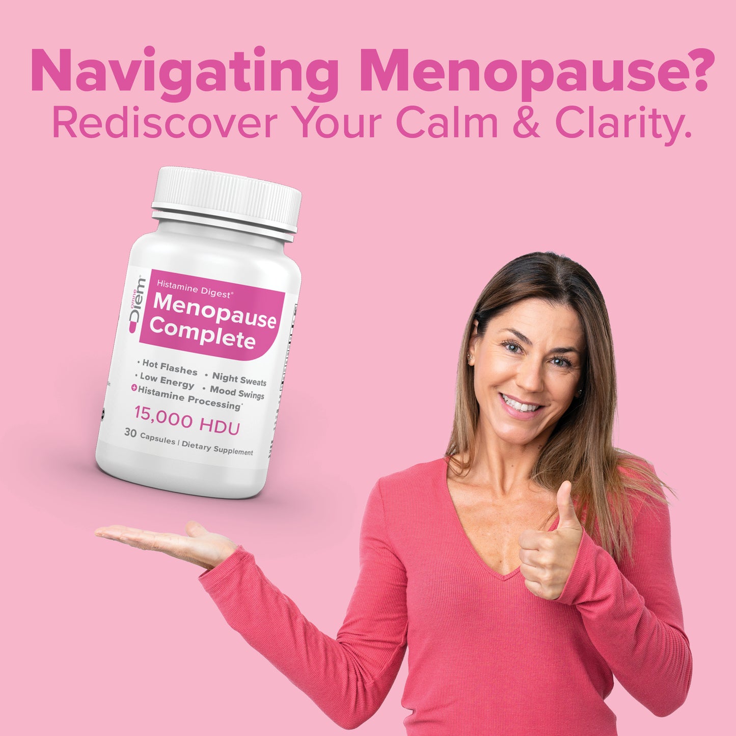Menopause Complete with DAO Plus Hormonal Changes Support S