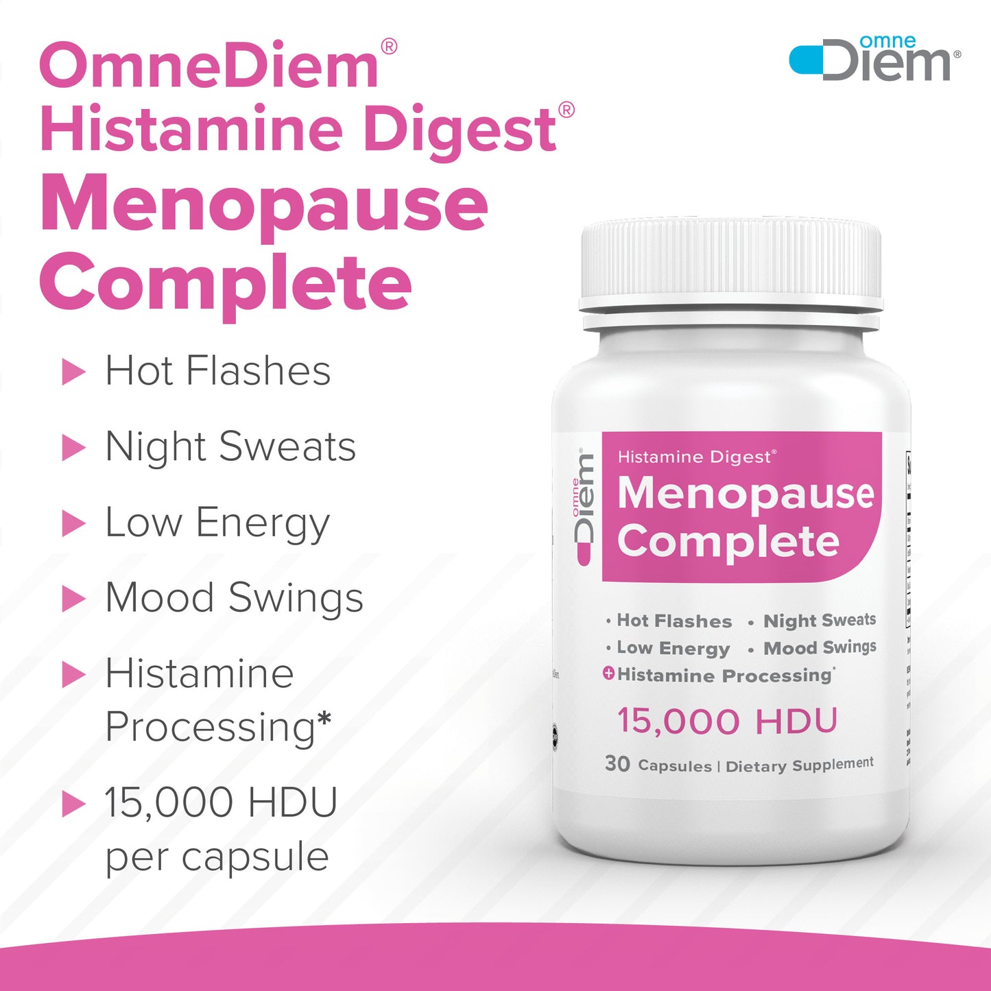 Menopause Complete with DAO Plus Hormonal Changes Support S