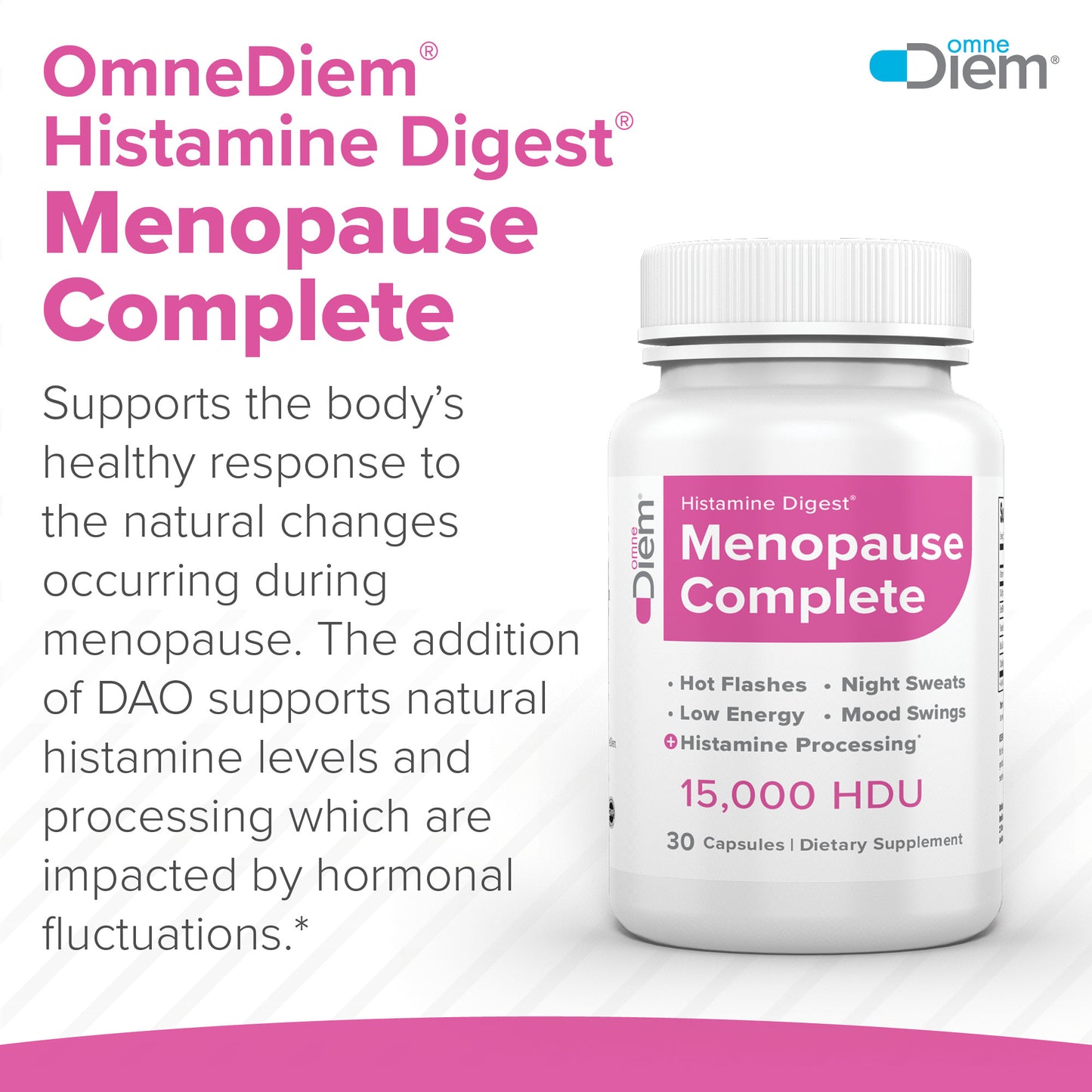 Menopause Complete with DAO Plus Hormonal Changes Support S