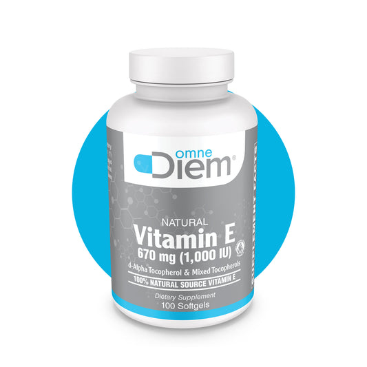 Vitamin E with alpha-tocopherol 1000Iu Mixed Softgels 100's