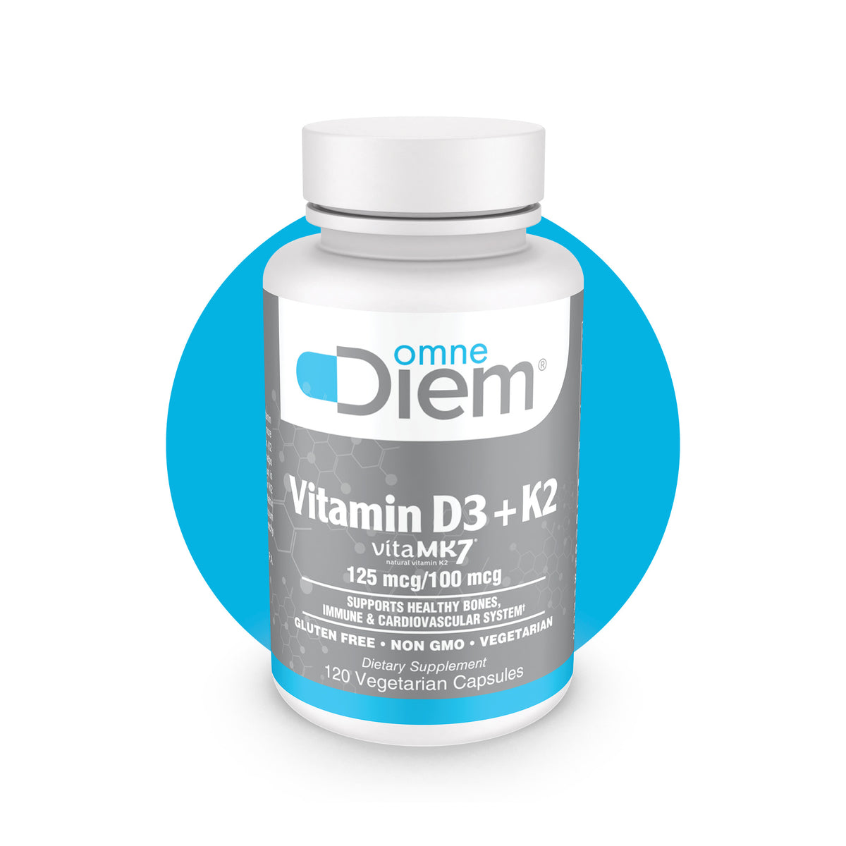 Vitamin D3 & K2 Capsules 120's