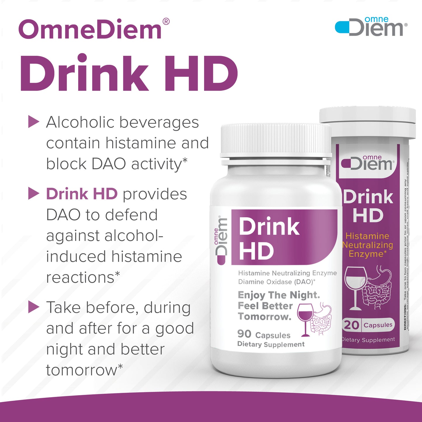 Drink HD - Diamine Oxidase (DAO Enzyme) CS