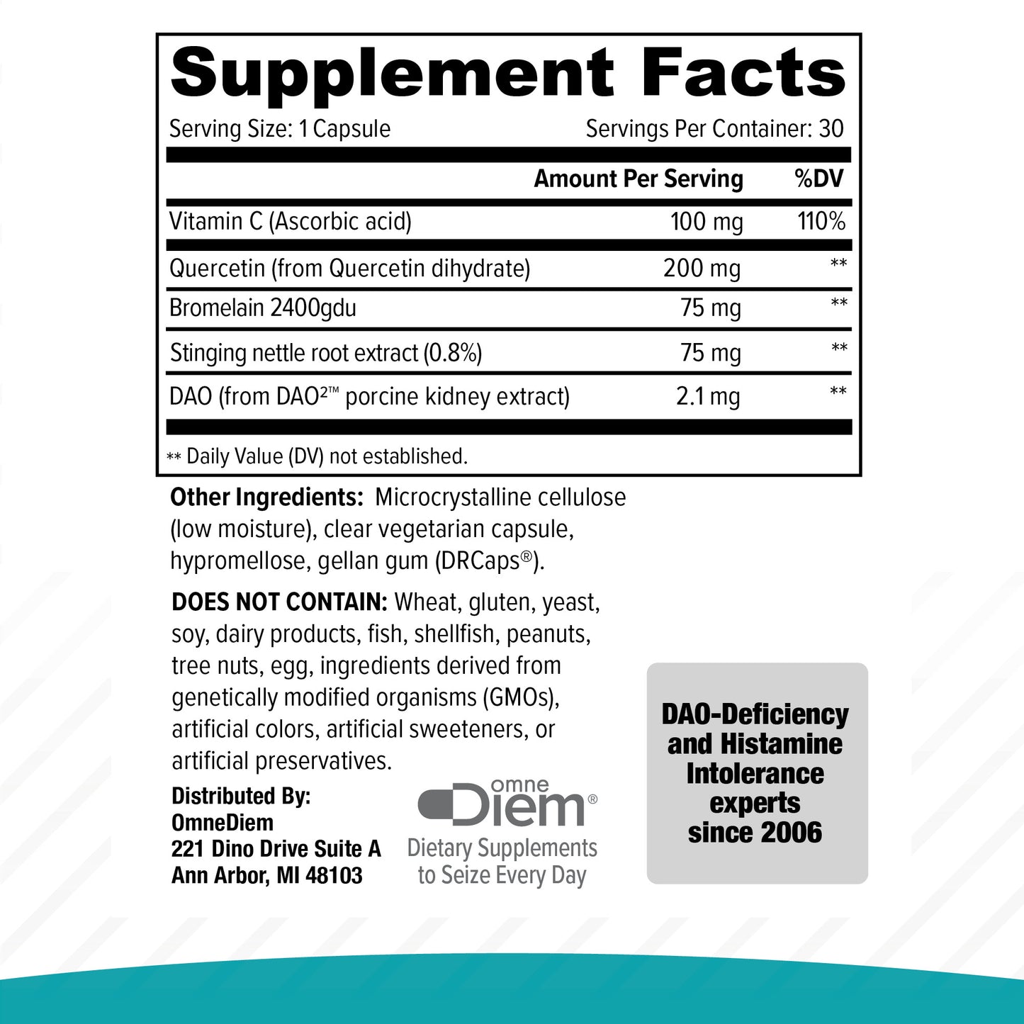 Histamine Complete - Seasonal Support & Dietary Histamine Support A