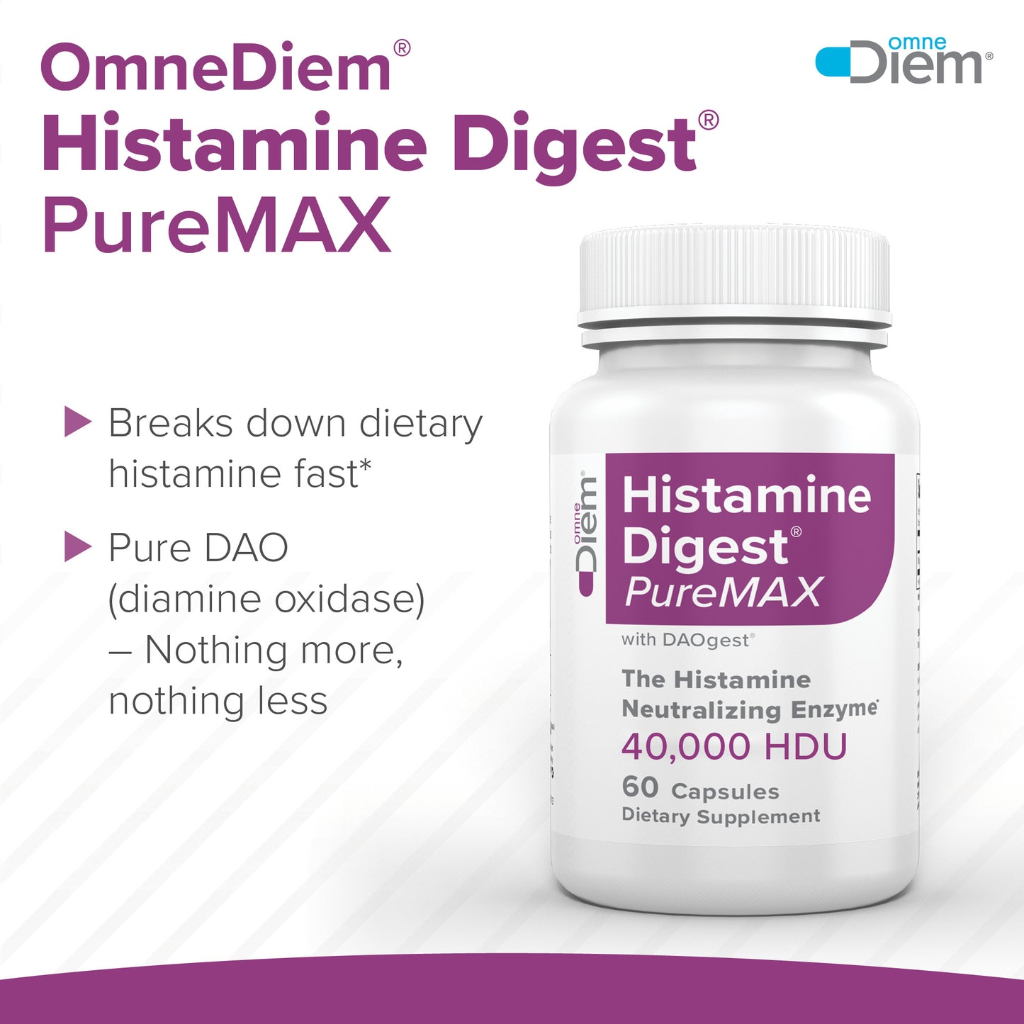 Histamine Digest PureMAX with DAO Enzyme - Food Related Histamine Intolerance CSP