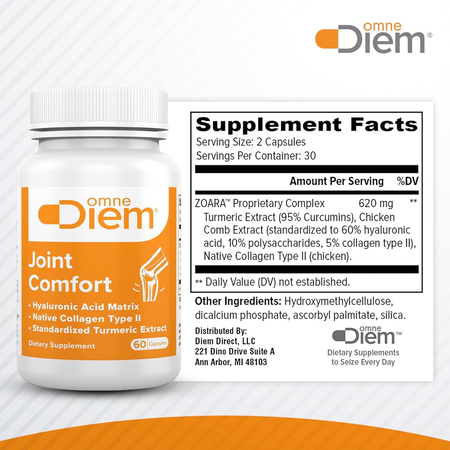 Joint Comfort with Hyaluronic Acids, Collagen & Turmeric CS